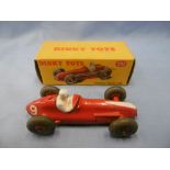 A boxed Dinky toys 231 Maserati racing car in good condition