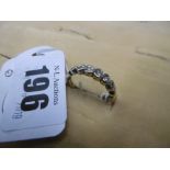 9ct diamond set eternity ring,