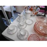 A part continental tea set