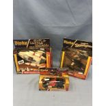 Three late 1970s dinky space models (Numbers 361, 362 & 367) Zygon War Chariot,