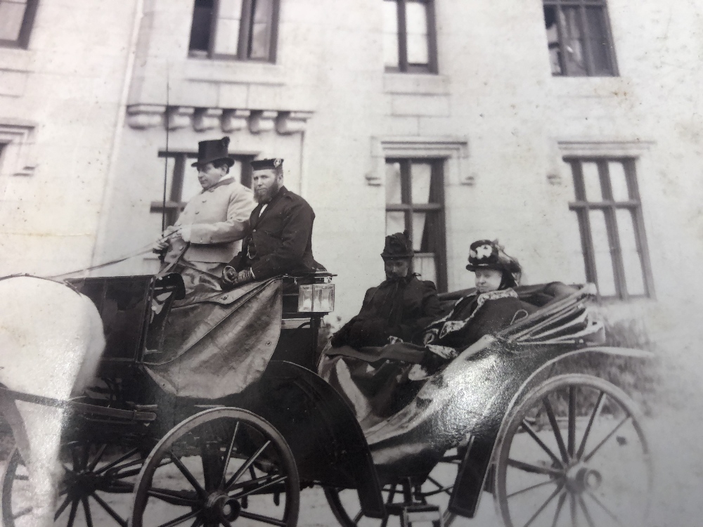 An unframed photograph of Queen Victoria with John Brown originally from the estate of Charles - Image 5 of 5