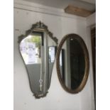 Two gilt mirrors