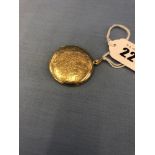 A large 9ct gold locket, approx.