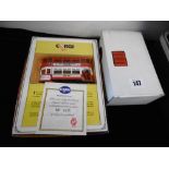A Matchbox model of yesterday year 123 Sania Vatis and Corgi penny post tram both boxed