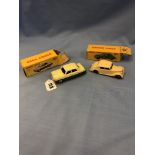 Dinky 162 Ford Zephyr (two tone) in colour spot box in fair to good condition with some play wear