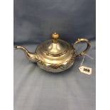 A 19th century Russian silver teapot (84 Zolontiki) possible dated 1817, approx.