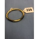 An 18ct gold Cartier bangle