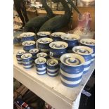 A quantity of Cornish ware,
