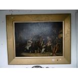 A 19th century gilt framed oil on canvas,
