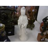 A Chinese blanche de chine figure of Buddha a/f
