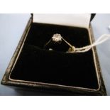 An 18ct Diamond solitaire ring, approximately 0.