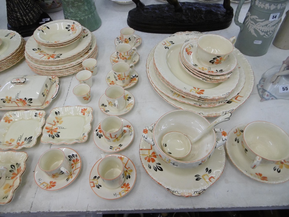 A substantial art deco Grindley dinner and coffee set - Image 3 of 4