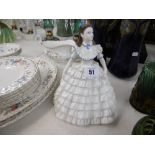 A Coalport figurine ladies of fashion "Melanie"