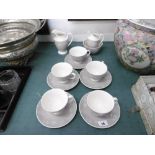 A Royal Doulton part tea set