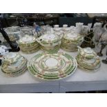 Grindley part dinner set (58 pieces) including plates tureens and platters