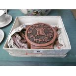 A Chinese "Zodiac" teapot in box