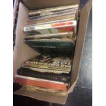 Two boxes of assorted LP's