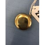 A large 9ct gold locket, approx.