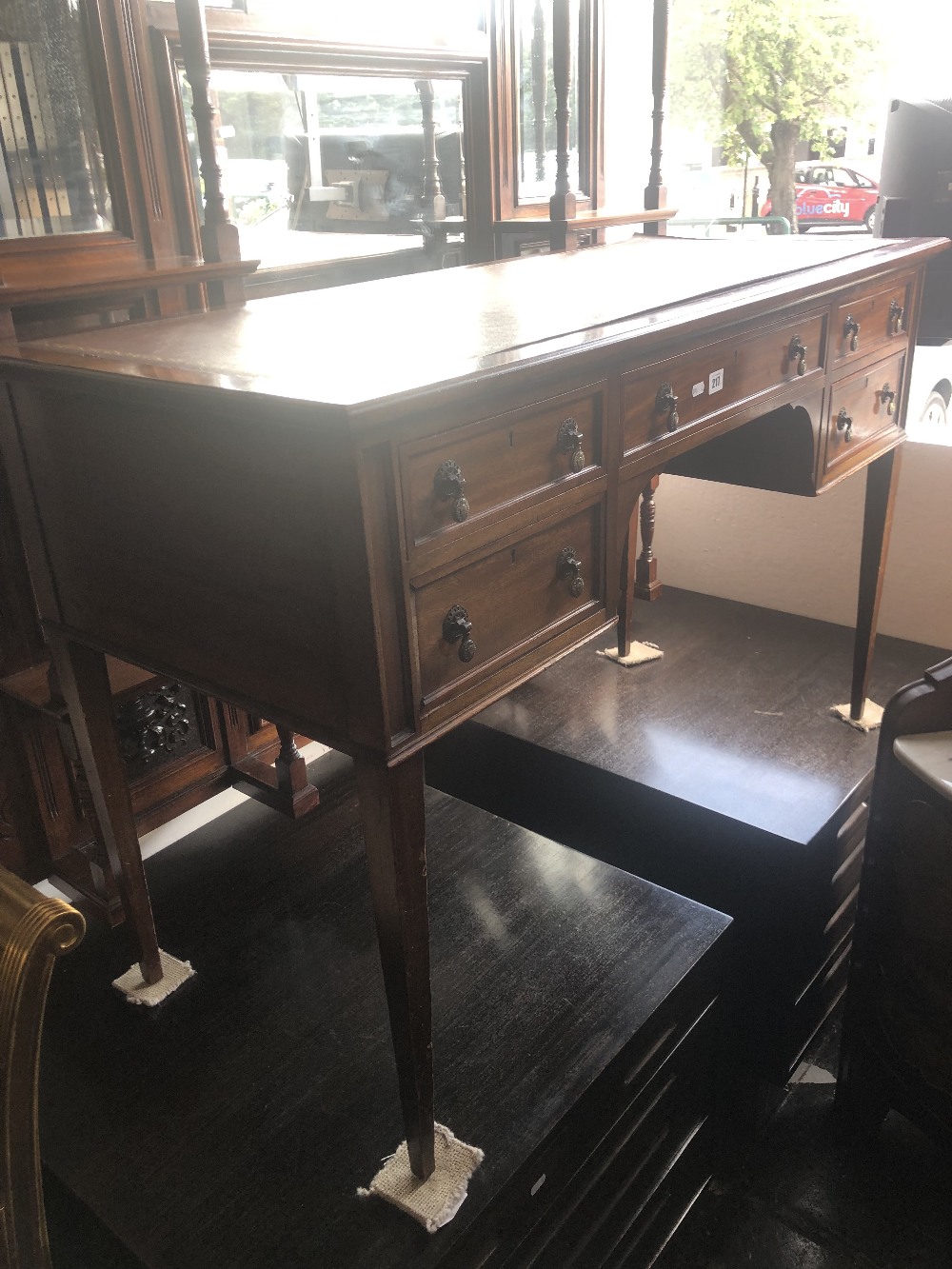A mahogany desk