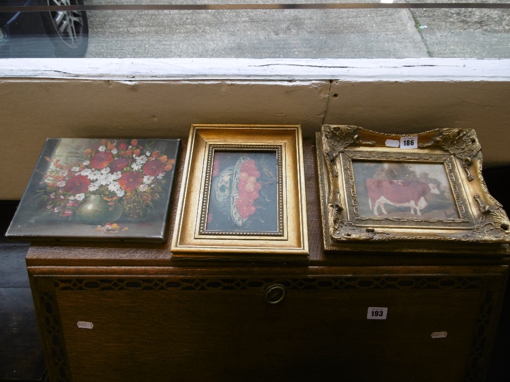 Three assorted paintings