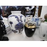 Two Bavarian porcelain vases