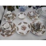 A Colclough part tea and dinner set