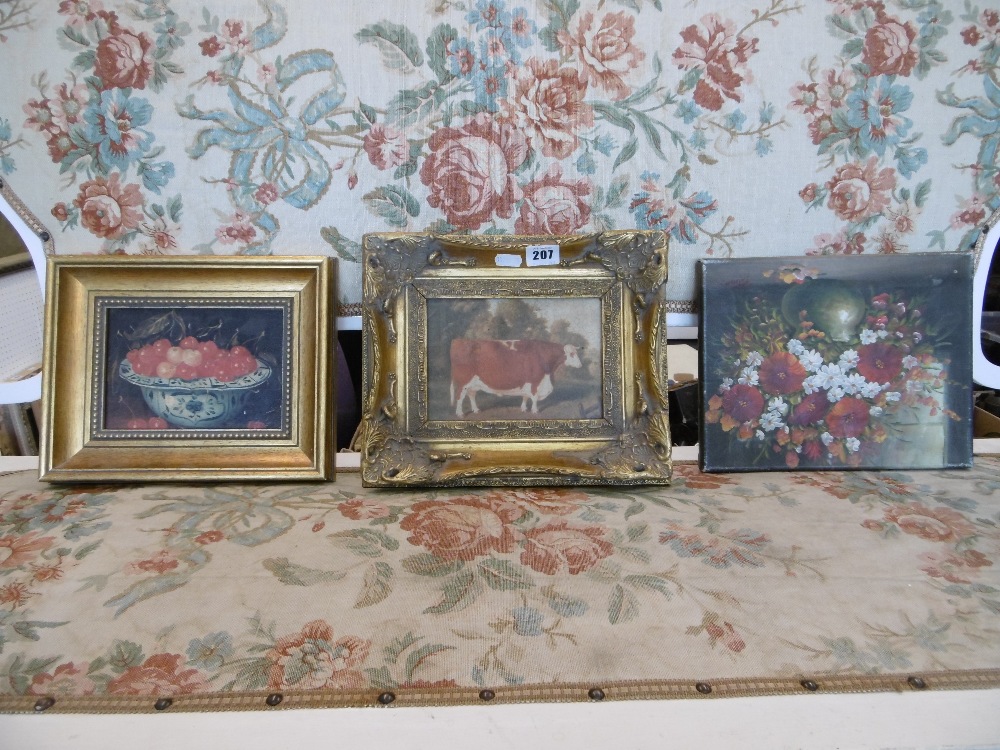 Three assorted paintings - Image 4 of 4