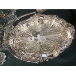 A fine quality silver plated fruit basket