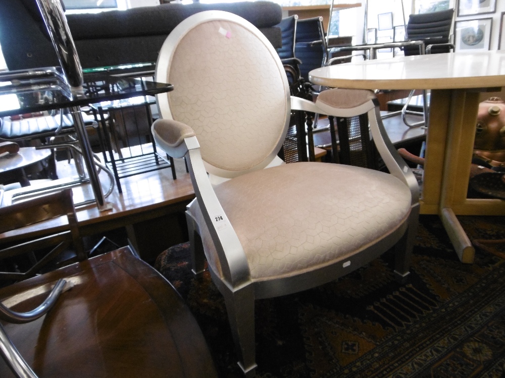 A French style salon elbow chair