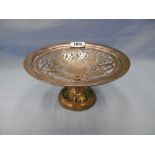 A hallmarked silver tazza S Glass Birmingham 1908 weight approximately 208 grams.
