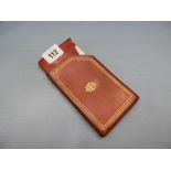 A Cartier leather business card holder