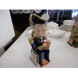 A rare WW1 Royal Staff Wilkinson Toby jug by Sir Francis Carruthers Gould "Admiral Jelico"