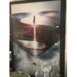 A film poster " Man of Steel"