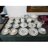 An assortment of chinaware