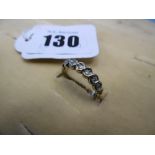 9ct diamond set eternity ring,