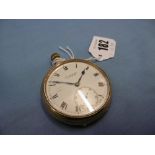 A JW Benson 9ct gold open face stem wind gentleman's pocket watch