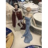 A Doulton Lady Di and the Queen