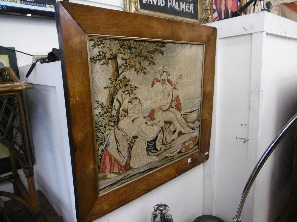 A framed mid Victorian tapestry - Image 5 of 6