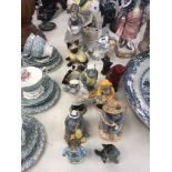 An assortment of ornaments including Beswick,