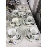 A twenty piece Shelly tea set