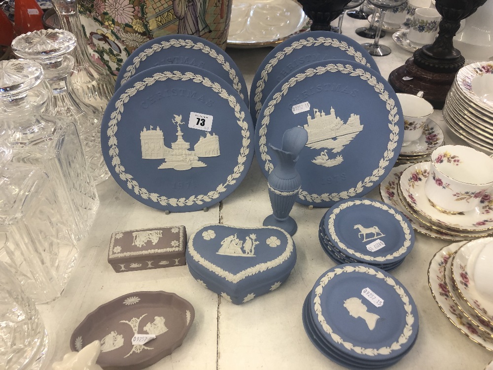 A quantity of Wedgewood jasper ware