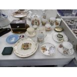 A collection of assorted royal memorabilia,