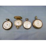 Four pocket watches A/F