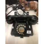 A Bakelite GPO no164 1930's telephone