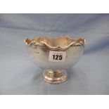 A hm silver bowl, approx.