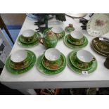 An oriental tea set