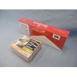 A box of 200 Marlboro cigarettes and 50 mini montecristo cigars