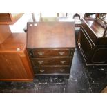 A mahogany bureau