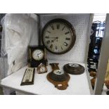 A small quantity of clocks and barometers