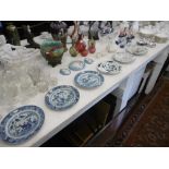 Five assorted Chinese 18th & 19th century porcelain plates plus one other